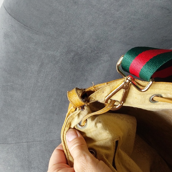 Gucci vintage micro GG drawstring bucket bag - Picture 12 of 15